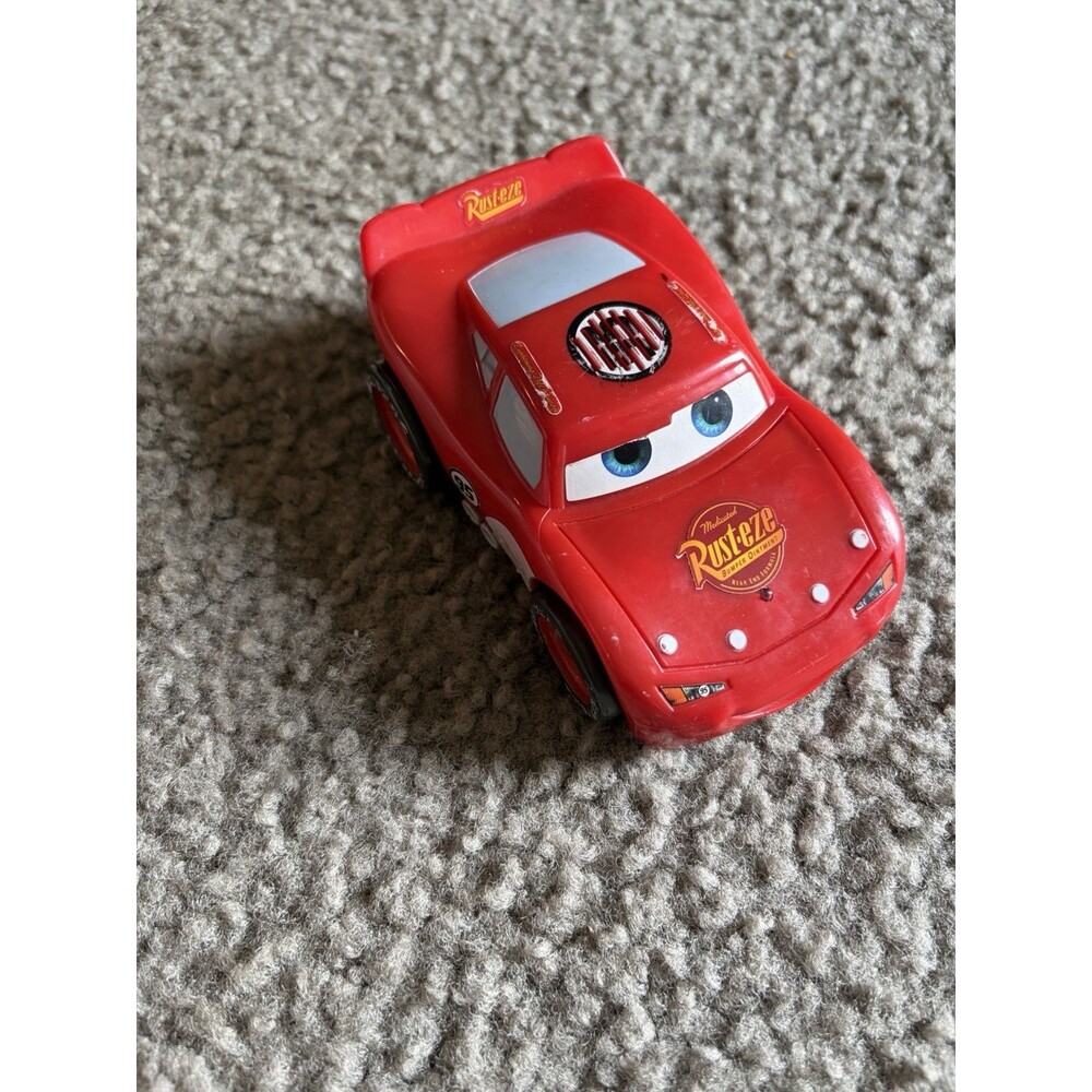 Fisher Price CARS Shake & Go Lightning McQueen Piston Cup Edition 2005 WORKS